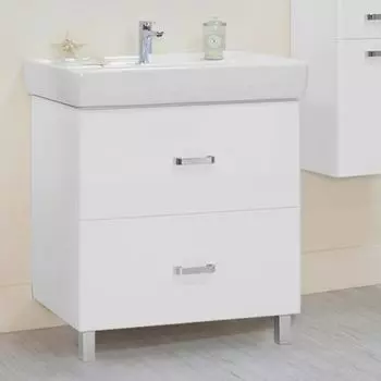 Тумба под раковину Акватон Америна 80 Н белый (1A169401AM010)