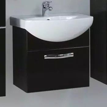 Тумба под раковину Акватон Ария 50 черный (1A140301AA950)