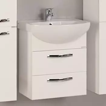 Тумба под раковину Акватон Ария 50 М белый (1A140001AA010)