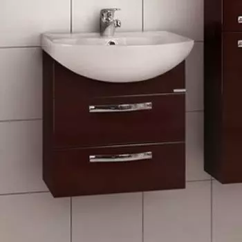 Тумба под раковину Акватон Ария 50 М темно-коричневый (1A140001AA430)