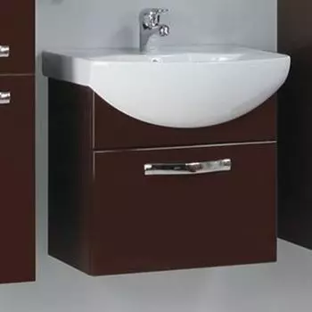 Тумба под раковину Акватон Ария 50 темно-коричневый (1A140301AA430)