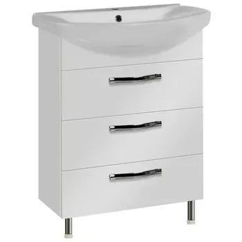 Тумба под раковину Акватон Ария 65 Н белый (1A123401AA010)