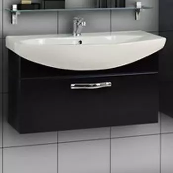 Тумба под раковину Акватон Ария 80 черный (1A141701AA950)