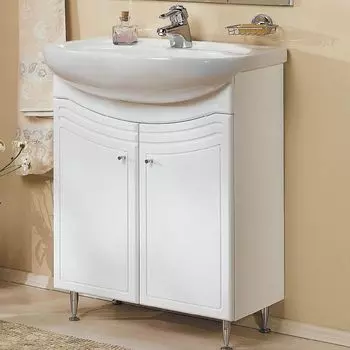 Тумба под раковину Акватон Домус 65 белый (1A055201DO010)