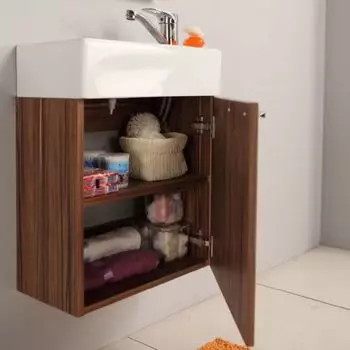 Тумба под раковину Акватон Эклипс эбони темный (1A172701EK560)