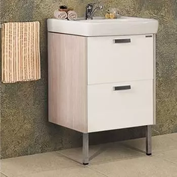 Тумба под раковину Акватон Йорк 55 белый (1A170501YOAV0)