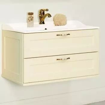 Тумба под раковину Акватон Леон 80 дуб бежевый (1A186301LBPR0)