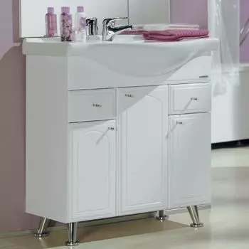 Тумба под раковину Акватон Майами 75 белый (1A056501MM010)