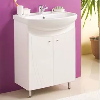 Тумба под раковину Акватон Минима 65 Н белый (1A104201MN010)