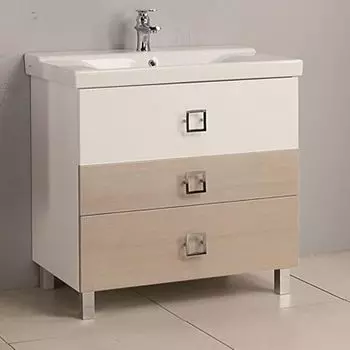 Тумба под раковину Акватон Стамбул 85 М сосна ларедо (1A145901ST590)