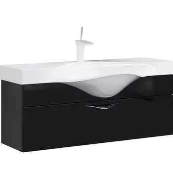 Тумба под раковину Aqwella 5 stars Brodway 110 Черный (Brw.01.10/001/BLK)