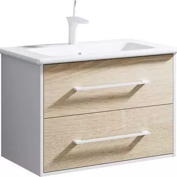 Тумба под раковину Aqwella 5 stars Miami 80 Дуб Сонома (Mai.01.08)