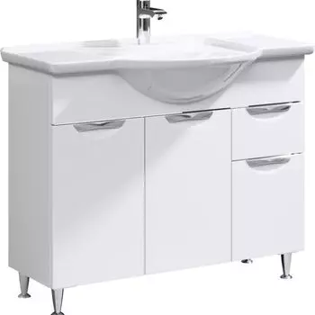 Тумба под раковину Aqwella Эколайн 105 Белый (Eco-L.01.10)