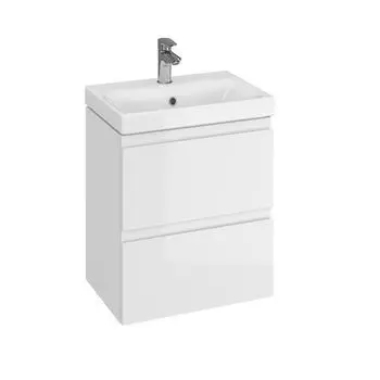 Тумба под раковину Cersanit Moduo Slim 50 (SB-SZ-MOD-MO50Sl/Wh)