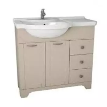 Тумба под раковину Dreja Antia 90 левая капучино