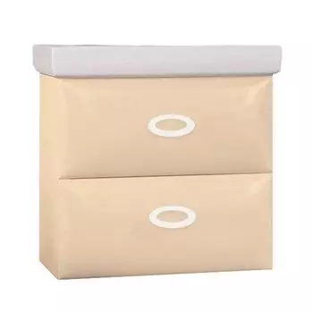 Тумба под раковину Marka One Art Arrondi 60П ваниль (У69559)