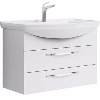 Тумба с раковиной Aqwella Аллегро 85 Белый (Agr.01.08/2)