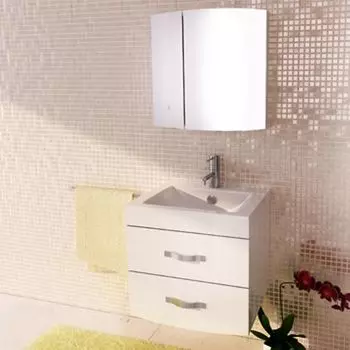 Тумба с раковиной Comforty Лаура 60-2 белый