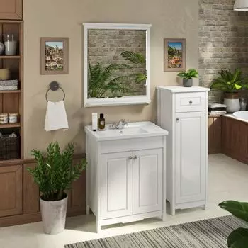 Тумба с раковиной Comforty Тбилиси 70 белый