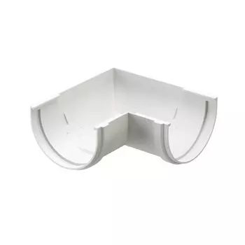 Угловой элемент желоба Docke Premium Пломбир, 90°