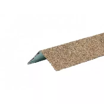 Угол металлический внешний Hauberk (песчаный кирпич) 50х50х1250мм, ТехноНИКОЛЬ