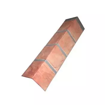 Угол наружный FineBer Камень цвет терракотовый