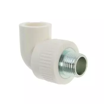 Угольник полипропиленовый 20х1/2" НР Fora