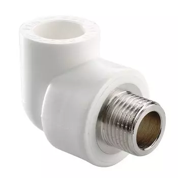 Угольник полипропиленовый 20х3/4" НР РВК