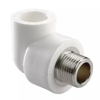 Угольник полипропиленовый переходной 25х3/4" НР РВК