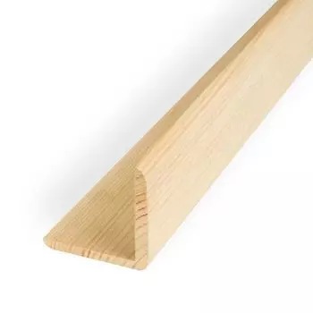 Угол плоский 50х50х2500мм хвоя экстра