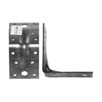 Уголок крепежный оцинк. усиленный 70х70х55х2,0 мм