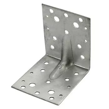 Уголок крепежный усиленный 90х65х90х1,5мм ШК