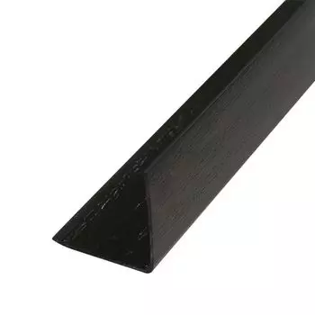 Уголок ПВХ 20*20*2700 черный 007
