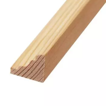 Уголок внутренний 14х14х2500 мм, сосна