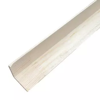 Уголок внутренний 45х45х2700 мм сосна