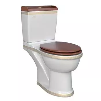 Унитаз-компакт Della Boston Oak 024 версаче золото