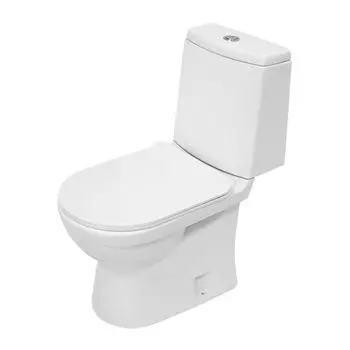 Унитаз-компакт Sanita Luxe Next Slim SL DM сиденье дюропласт с микролифтом тонкое NXTSLCC01150622