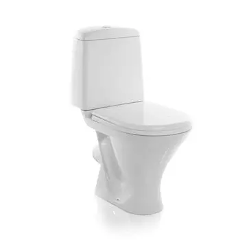 Унитаз напольный SANITA "Аттика" люкс с сиденьем термопласт