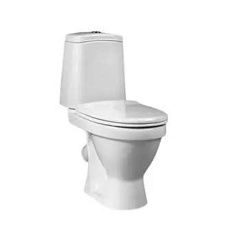 Унитаз напольный SANITA "Лада" эконом с сиденьем полипропилен