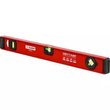 Уровень 60см двутавровый, усиленный, анодированный 3глазка, ЗУБР