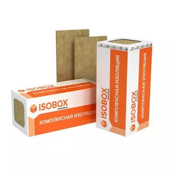 Утеплитель Isobox Экстралайт 33 кг/м³ 36λ (1200х600х50мм) 12 шт/уп ТЕХНОНИКОЛЬ
