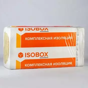 Утеплитель Isobox Вент Ультра 70 кг/м³ 35λ (1200х600х100мм) 4 шт/уп ТЕХНОНИКОЛЬ