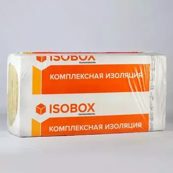 Утеплитель Isobox Вент Ультра 70 кг/м³ 35λ (1200х600х50мм) 6 шт/уп ТЕХНОНИКОЛЬ
