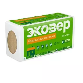 Утеплитель Эковер Экофасад Стандарт 37λ (1000х600х100мм) 4 шт/уп