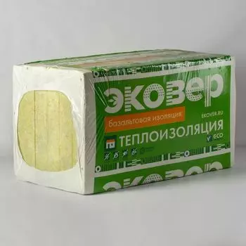 Утеплитель Эковер Лайт 35 кг/м³ 37λ (1000x600x100мм) 6 шт/уп