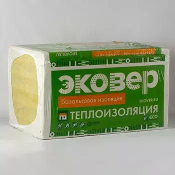 Утеплитель Эковер Стандарт 50 кг/м³ 38λ (1000x600x100мм) 6 шт/уп