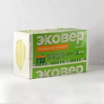 Утеплитель Эковер Вент-Фасад 70 кг/м³ 36λ (1000x600x100мм) 4 шт/уп