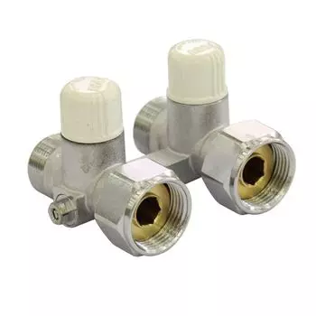 Узел нижнего подключения для стальных панельных радиаторов 24х19 (прям)