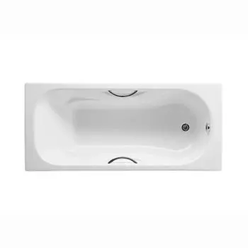 Ванны Чугунная ванна Roca Malibu 160х70 см с отверстиями под ручки
