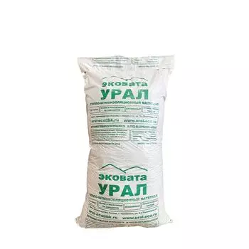 Вата целлюлозная Эковата Урал, 10 кг